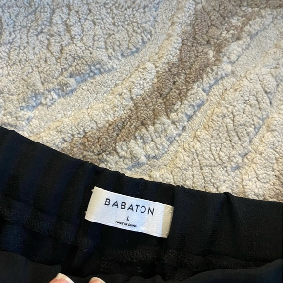Babaton by Aritzia Women’s Serif Trousers Black Size L Business Casual Pants - Picture 7 of 14